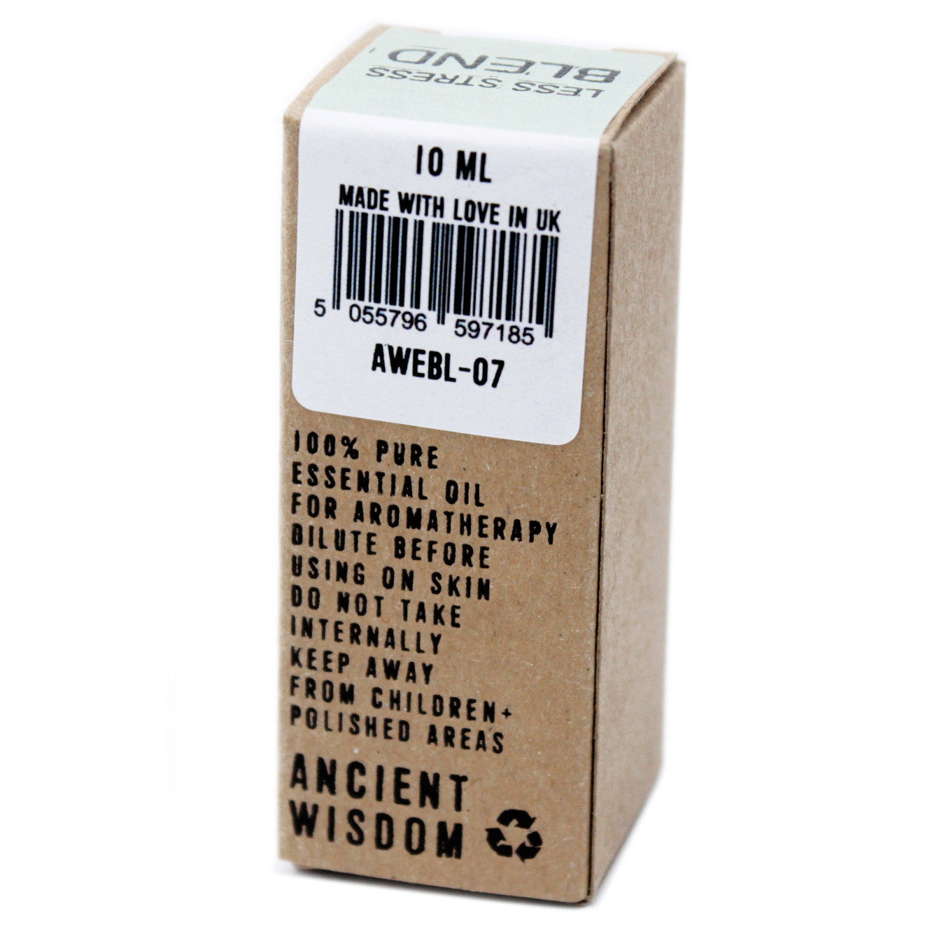 Less Stress Premium Essential Oil Blend - Boxed - 10ml