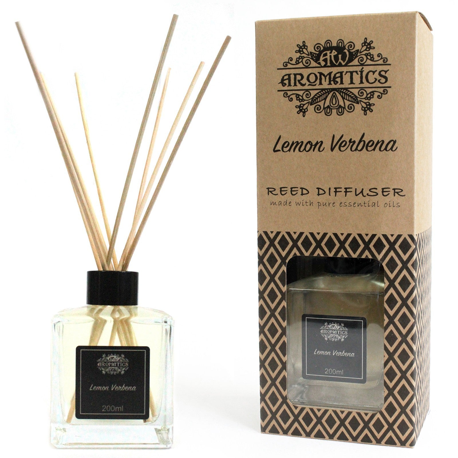 200ml Lemon Verbena Premium Essential Oil Reed Diffuser