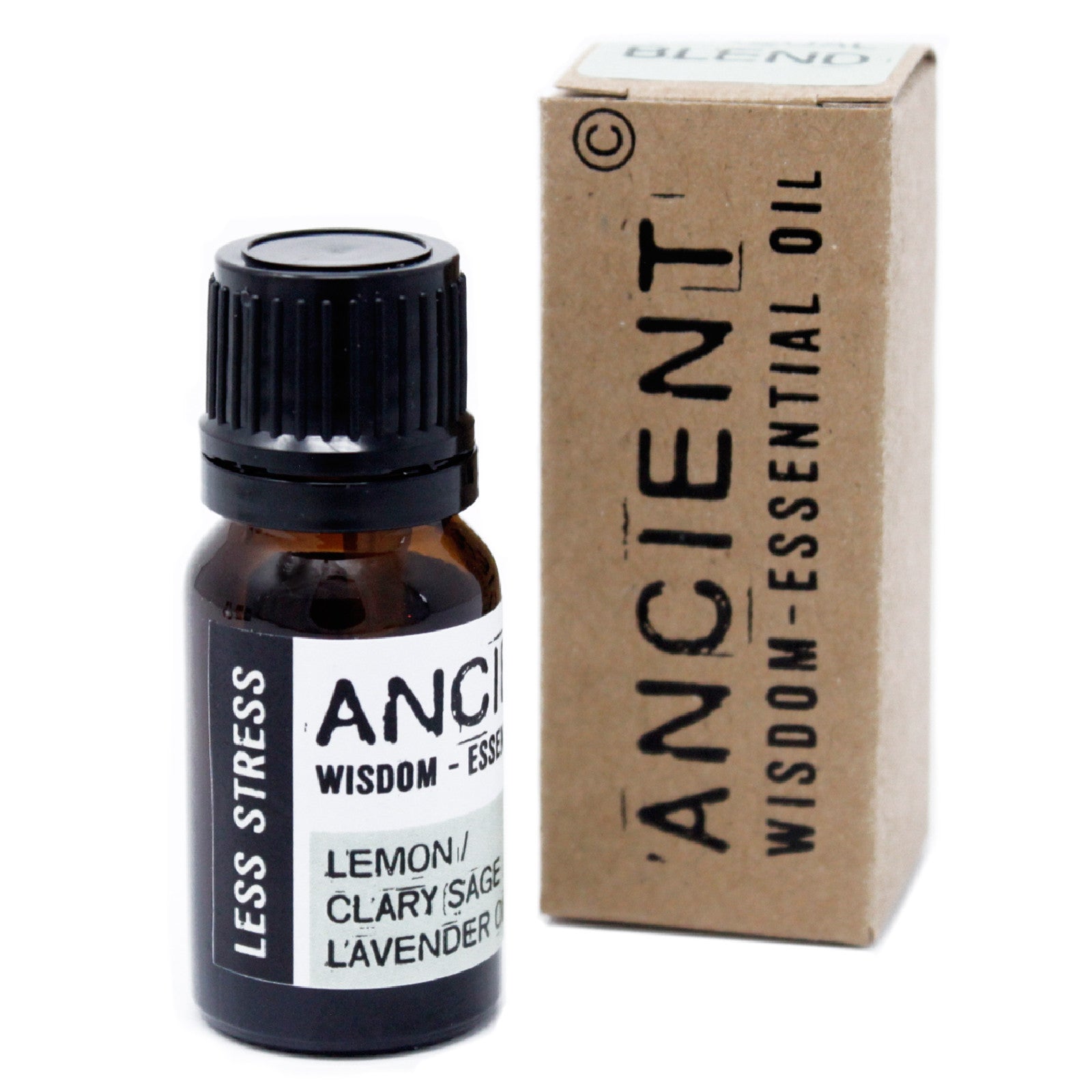 Less Stress Premium Essential Oil Blend - Boxed - 10ml
