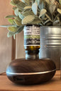 Diffuseur d'arômes avec huile essentielle d'eucalyptus bio premium - Mini diffuseur d'arômes pour huiles essentielles pures (détection de mouvement)